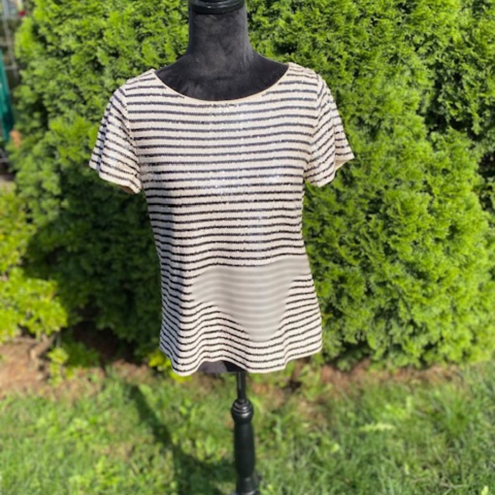 J. Crew sequin tee